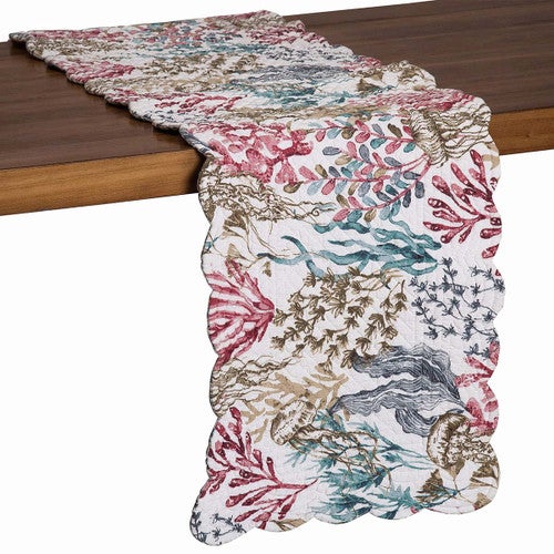 Colorscape Coral Table Runner