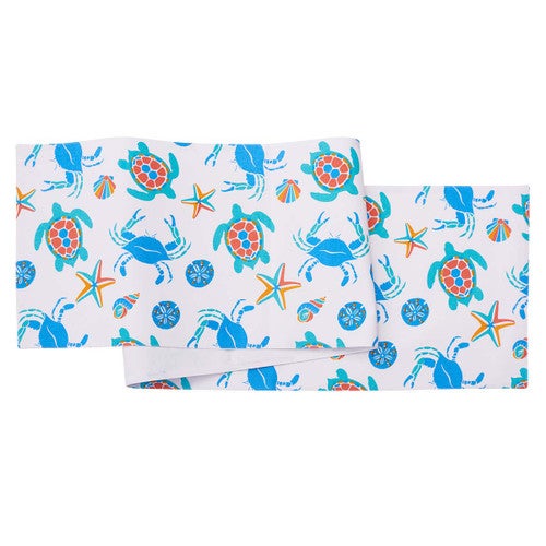 Vibrant Sea Life Table Runner
