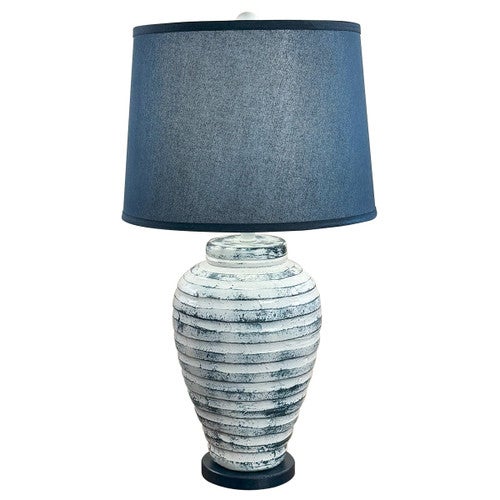 Stormy Seas Ridged Table Lamp