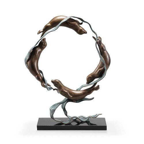 Sealife Otter Sculpture