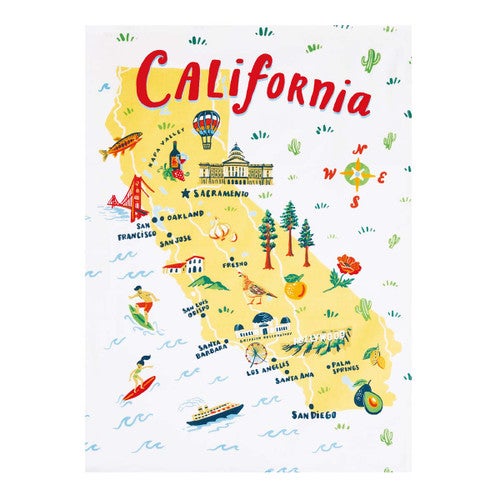 Golden State Kitchen Towels - Set of 4