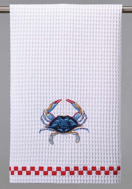 Blue Water Creatures Kitchen Towels - Set of 4