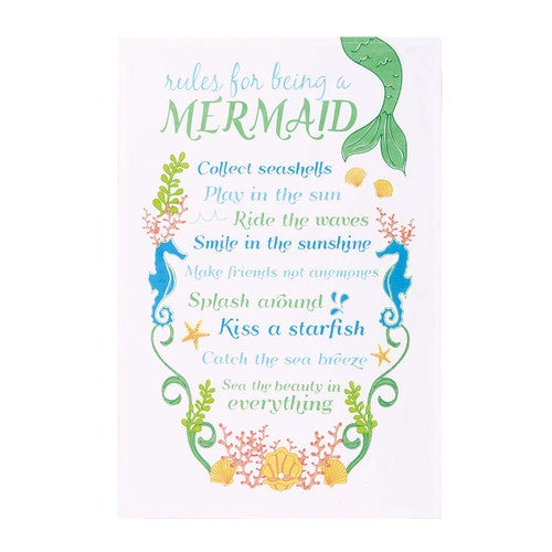 Mermaid Life Rules Kitchen Towels - Set of 4