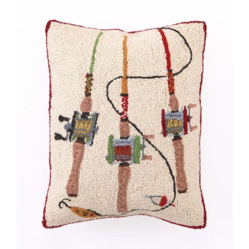 Wilderness Fishing Rods Hooked Pillow - OUT OF STOCK UNTIL 11/13/2025