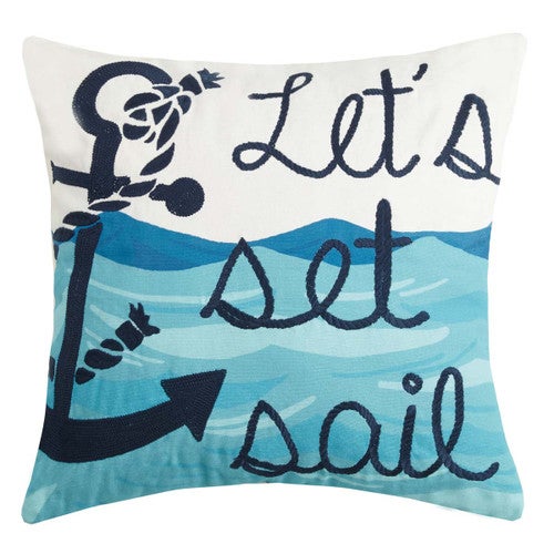 Sailboat Life Pillow