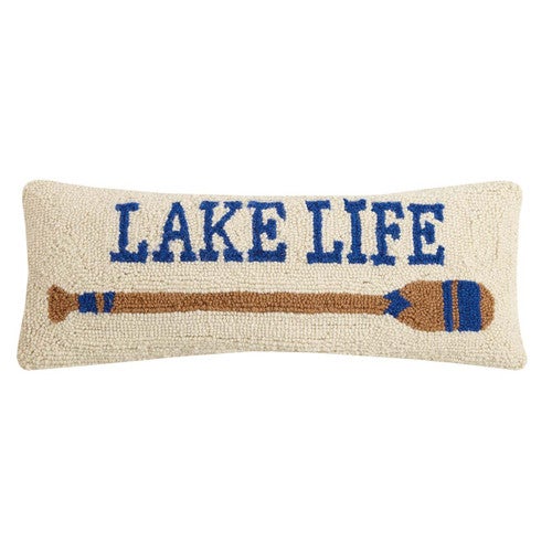 Lake Living Hooked Pillow - OUT OF STOCK UNTIL 10/30/2025