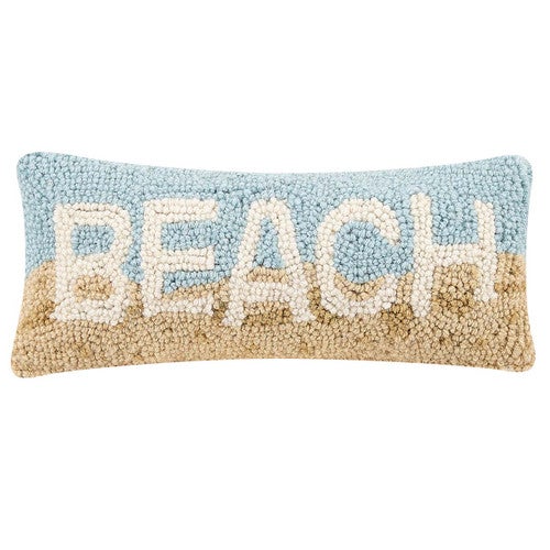 Beach Bliss Hooked Pillow