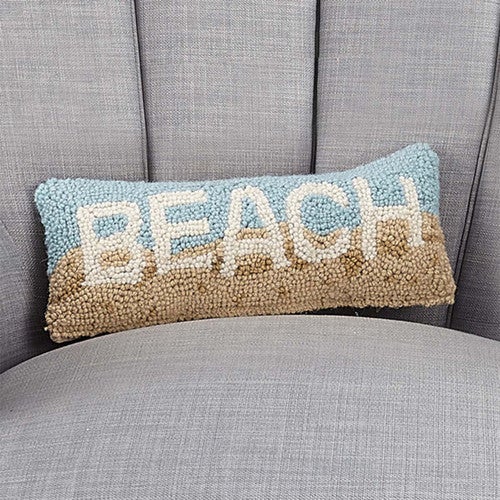 Beach Bliss Hooked Pillow - OUT OF STOCK UNTIL 10/30/2025