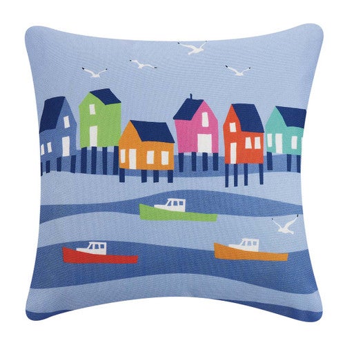 Seashore City Pillow