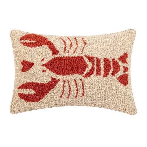 Lobster Living Hooked Pillow - OUT OF STOCK UNTIL 06/26/2025