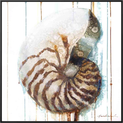 Ocean Spiral Canvas Print