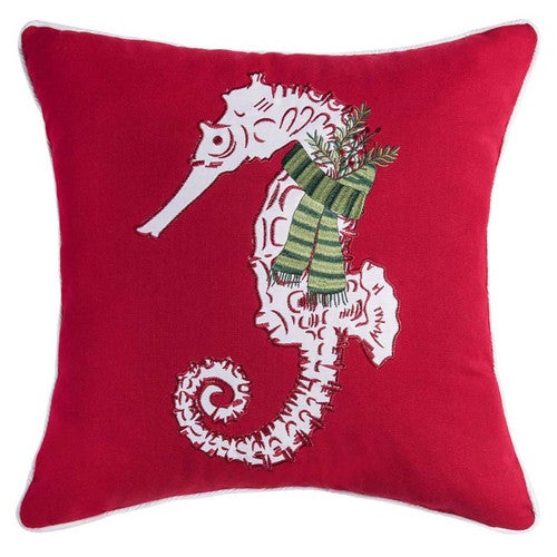Oceans Holly Pillow - Sea Horse