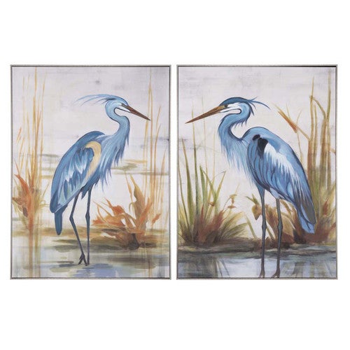 Heron Stare Wall Art - Set of 2 - OUT OF STOCK UNTIL 07/03/2025