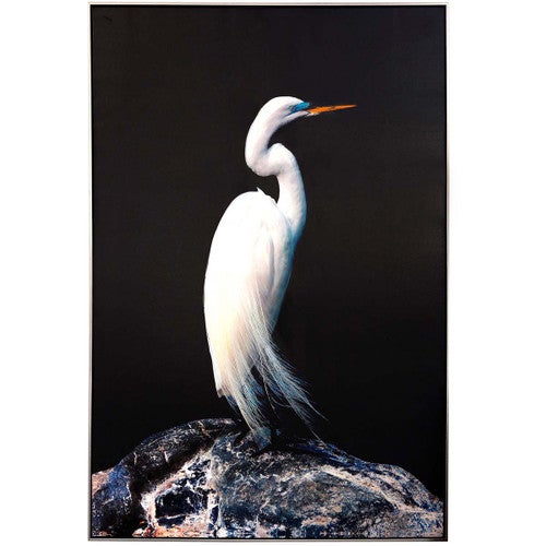 Graceful Heron Wall Art