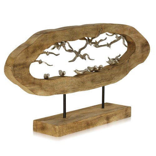 Seaside Flight Wooden Sculpture