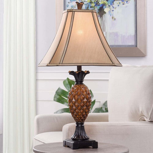 Tropical Gold Table Lamp