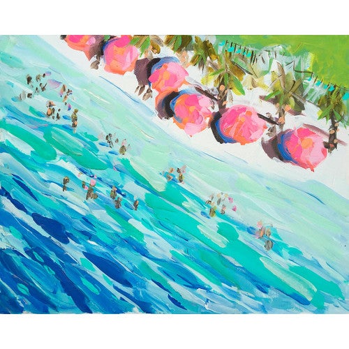 Above the Beach Canvas Print