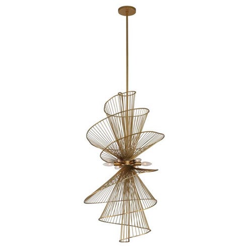 Seascape Gold 6 Light Foyer Pendant
