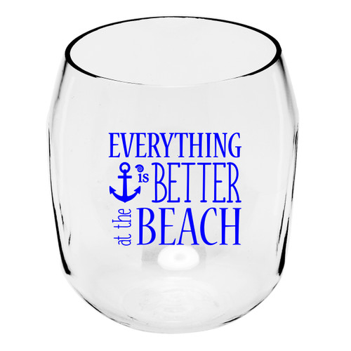 Better at the Beach Wine Tumblers - Set of 4