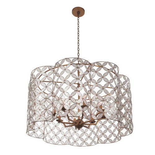 Ocean Whisper Curved Pendant - 33 Inch