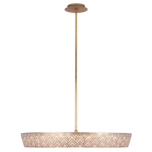 Capiz Points Pendant Light - 39 Inch