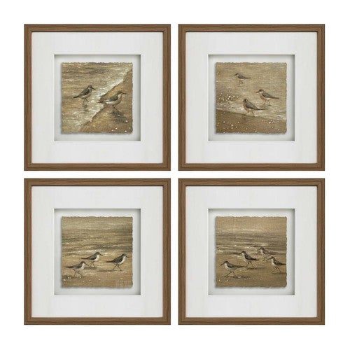 Shore Dwellers Wall Art - Set of 4
