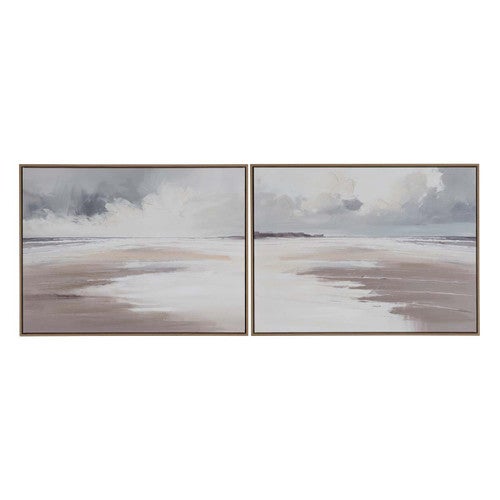 Serene Seascape Wall Art - Set of 2