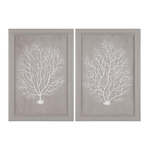 Coral Harmony Wall Art - Set of 2