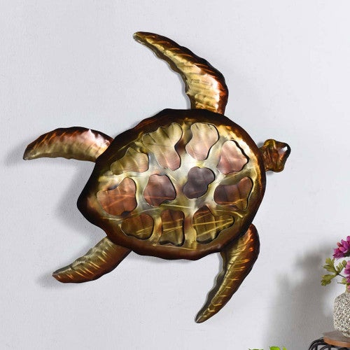 Oceanic Shell Metal Wall Art