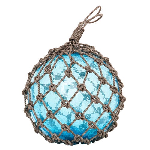 Large Glass Buoy Decorative Sphere - Turquoise - OUT OF STOCK UNTIL 07/01/2025