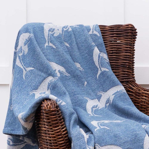 Blue Dolphin Seas Throw