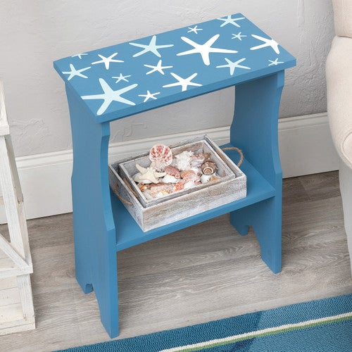 Starfish Blue Side Table