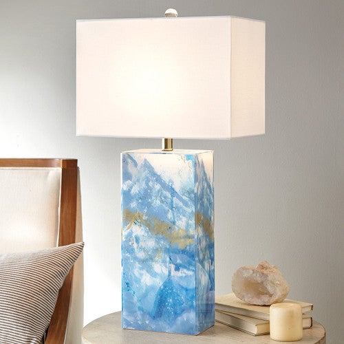 Blue Ocean Glow Table Lamp