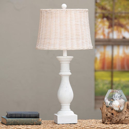Sandy Shores Rattan Table Lamp