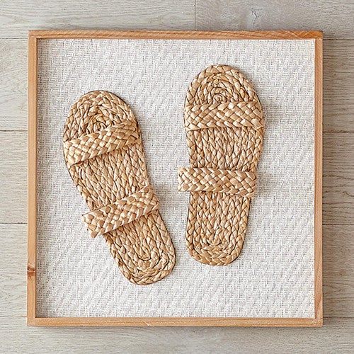 Seagrass Sandals Wall Art - 1