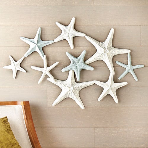 Starfish Gathering Metal Wall Art