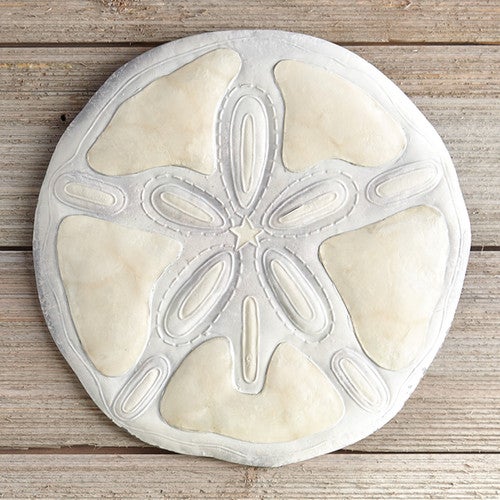 Sand Dollar Metal & Capiz Wall Art - Medium