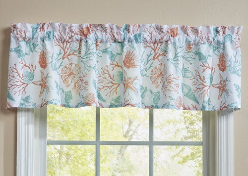 Seashell Garden Valance - OVERSTOCK