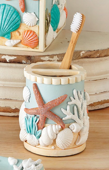 Seaside Garden Toothbrush Holder