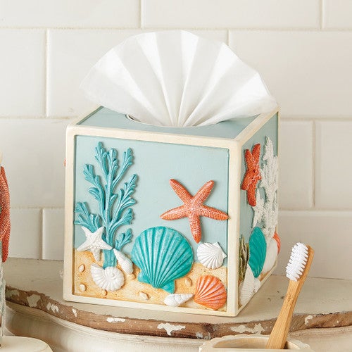Seaside Garden Tissue Box