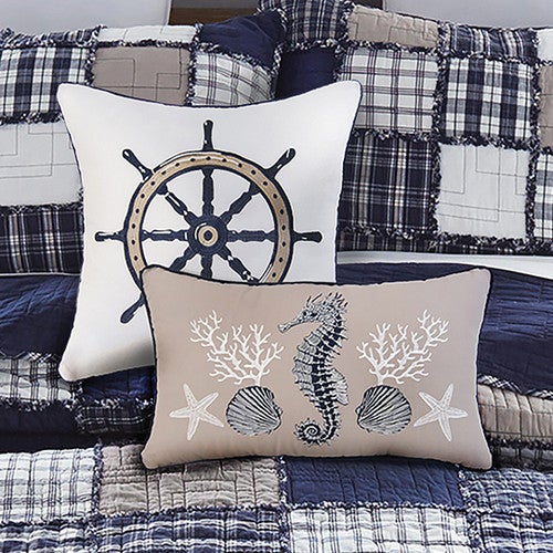 Seaside Patches Pillow Set