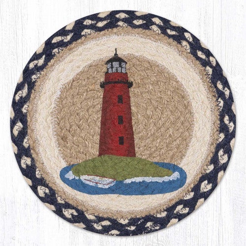 Gallant Red Lighthouse Trivets - Set of 3