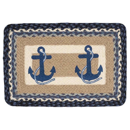 Anchors Jute Placemats - Set of 2