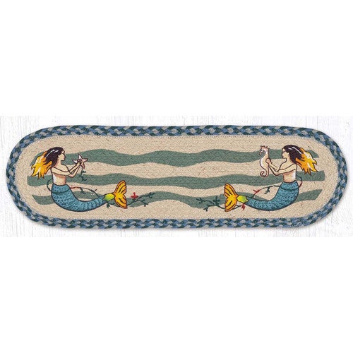 Mermaid Oval Stair Treads - Set of 2