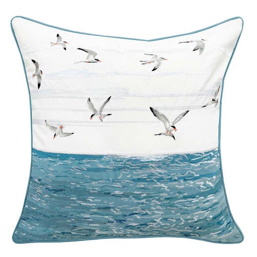 Seagull Serenity Indoor/Outdoor Pillow