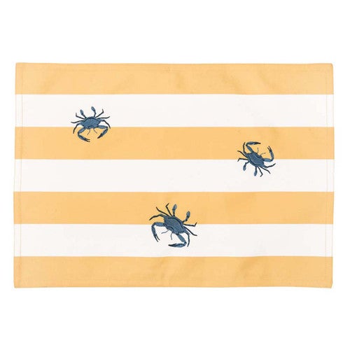 Seaside Crabs Indoor/Outdoor Placemats - Set of 4