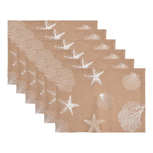 Coastal Sand Placemats - Set of 6
