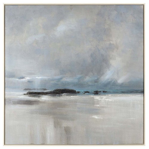 Hazy Coastal Canvas Wall Art