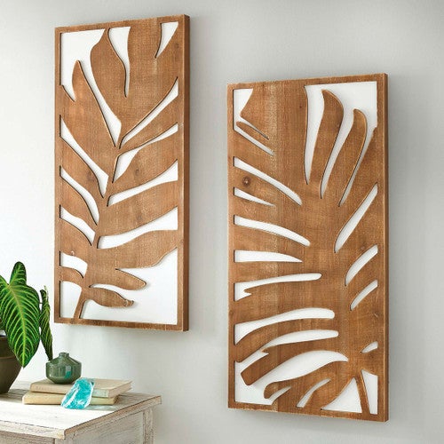 Saltwater Fronds Wall Art - Set of 2