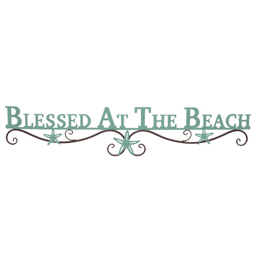 Blessed at The Beach Metal Wall Art